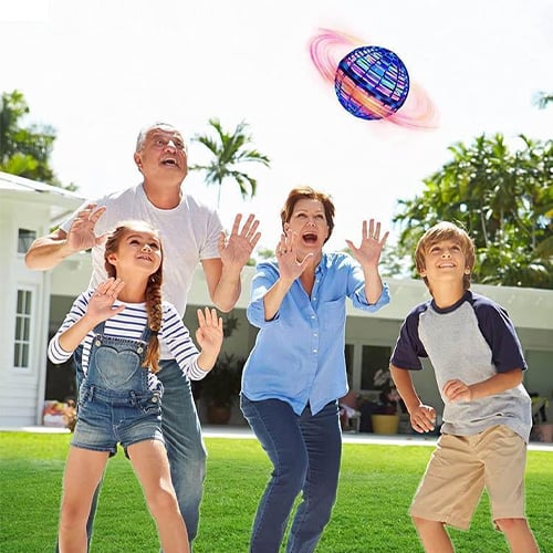 Pelota Voladora Inteligente con Luces LED - Spinner Interactivo"