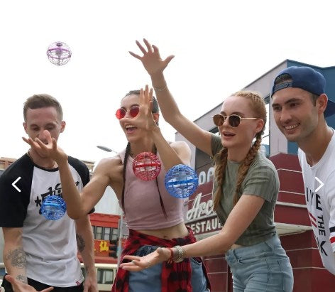 Pelota Voladora Inteligente con Luces LED - Spinner Interactivo"