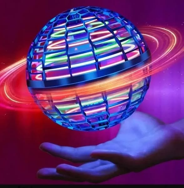 Pelota Voladora Inteligente con Luces LED - Spinner Interactivo"