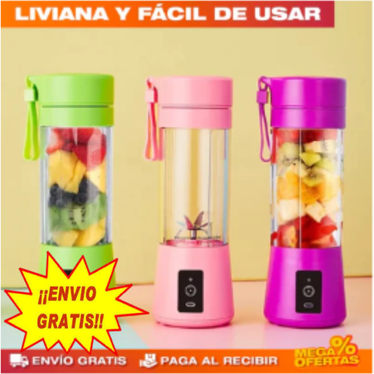 Licuadora Portátil Recargable USB - 6 Cuchillas | LYSO